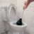 Korky Flexible Bellowed Head 6.5  Toilet Plunger 99-4A Perspective: top