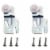 Primeline Tools Front Closet Door Roller,3-3/4  L,PR  N 6500 Perspective: top