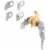 Prime-Line Spring Clip Design Mailbox Lock S 4634 Perspective: top