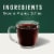 Starbucks Half-Caff House Blend Medium Roast K-Cup Coffee Pods Perspective: top