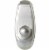 Command™ Timeless Hook, Large Brushed Nickel, 1 Hook, 2 Strips in a Pack Perspective: top
