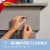 Command™ Damage-Free Hanging Mini Clear Hooks Perspective: top