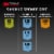 3M Pro Grade Precision™ 180 Medium Grit Sanding Sponge Perspective: top