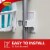 Command™ Damage-Free Hanging Broom Gripper Perspective: top