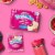 Smucker's Uncrustables Peanut Butter and Raspberry Sandwich, Perspective: top
