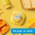 Smucker's Uncrustables Peanut Butter and Honey Spread Sandwiches Perspective: top