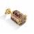 Klosterman 100% Whole Wheat Half Loaf Bread Perspective: top