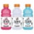 Gatorade® Zero Sugar Pink White Blue Sports Drink Mini Variety Pack Bottles Perspective: top