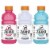 Gatorade® Zero Sugar Pink White Blue Sports Drink Mini Variety Pack Bottles Perspective: top