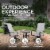 Four Seasons Courtyard Palermo 3 Piece Aluminum Bistro Set with Swivel Rockers Perspective: top