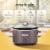 Crock-Pot Manual Design Series 4.5 Quart 3 Setting Slow Cooker, Cafe Mocha Perspective: top