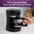 Mr. Coffee 5-Cup Coffee Maker - Black Perspective: top