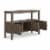 Lev Solid Wood Console Table In Smoky Brown Perspective: top