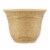 HC Companies Sierra 10 Inch Round Resin Flower Garden Planter Pot, Arizona Sand Perspective: top