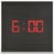 Weather Cube Indoor/Outdoor Thermometer and Alarm Clock Perspective: top