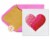 Papyrus Valentine’s Day Card (Gemmed Heart) Perspective: top