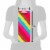 American Greetings Beverage Specialty Bag - Multicolor Stripes (#8) Perspective: top