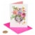 Papyrus Blank Card #54, Floral Disco Ball Perspective: top