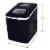 Koolatron Countertop Portable Auto Ice Maker Machine, 26 Pound Capacity, Black Perspective: top