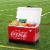 Koolatron Coca-Cola Portable Ice Chest Hard Cooler - Red Perspective: top