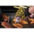 GrillPro One Size Fits Most Black & Yellow Heat Resistant Barbeque Mitt 90974 Perspective: top