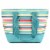 Arctic Zone Insulated Fashion Tote - Black/Red Perspective: top