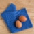 Now Designs Ripple Kitchen Dishcloth, Royal Blue - 13 x 13 in Set of 4 Perspective: top