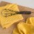 Now Designs Ripple Kitchen Dishcloth, Lemon Yellow - 13 x 13 in Set of 4 Perspective: top