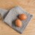 Now Designs Ripple Kitchen Dishcloth, London Gray - 13 x 13 in Set of 4 Perspective: top