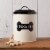 Now Designs Dog Biscuit Metal Treat Tin - Ivory Perspective: top