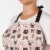 Jubilee Betty Apron for Women 100% Cotton Twill With Adjustable Ties Cats Meow Perspective: top