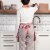 Now Designs Classic Adjustable Straps Red Gingham Kitchen Apron Perspective: top