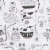 Jubilee Kitchen Purr Party Cats Apron for Unisex Perspective: top