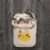 Danica Studio Cotton To and Fro Tote Bag with Extra Wide Handles Meow Meow Perspective: top