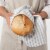 Now Designs Tic Tac Toe 100% Cotton Kitchen Dish Towels London Gray Set of 3 Perspective: top