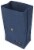 Heirloom 100% Cotton Lunch Bag for Work and School with Magnetic Closure Blue Perspective: top