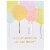 American Greetings Birthday Card (Balloons) Perspective: top