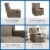 Baby Relax Mikayla Swivel Glider Recliner Chair, Nursery Room, Mocha Perspective: top