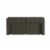 DHP Emily Upholstered Sofa Couch in Gray Perspective: top