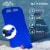 Flexible Flyer Flying Carpet Lightweight Roll Up Plastic Winter Snow Sled, Blue Perspective: top