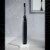 Gleem Black Toothbrush Refill Head Perspective: top