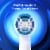 Oral-B Black Rechargeable Pro 500 Electric Toothbrush with Brush Head Perspective: top