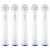 Oral-B PrecisionCleanX X-Filament Replacement Brush Heads, 5 Count Perspective: top