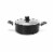 Starfrit Usa Inc Black Saucepan With Lid, 5.3 qt. Perspective: top