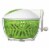 Starfrit 5 qt Salad Spinner, Green & White Perspective: top