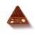 Toblerone Milk Chocolate With Honey And Almond Nougat Bar Perspective: top