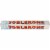 Toblerone Swiss White Chocolate with Honey & Almond Nougat Chocolate Bar Perspective: top