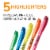 BIC® Brite Liner Highlighter Pack Perspective: top