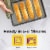 New York Bakery Cheese Frozen Breadsticks Perspective: top