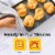 New York Bakery Hand-Tied Garlic Knots with Real Garlic Perspective: top